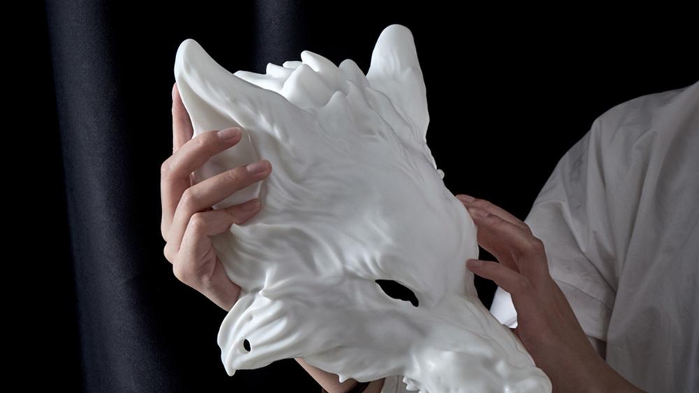 狼首面具手板加工案例-齐乐手板