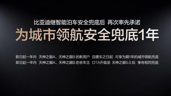 比亚迪作出承诺！智能辅助驾驶行业的游戏规则变了