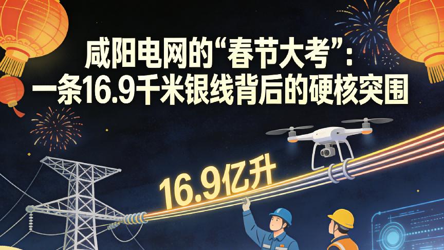 咸阳电网的“春节大考”：一条16.9千米银线背后的硬核突围