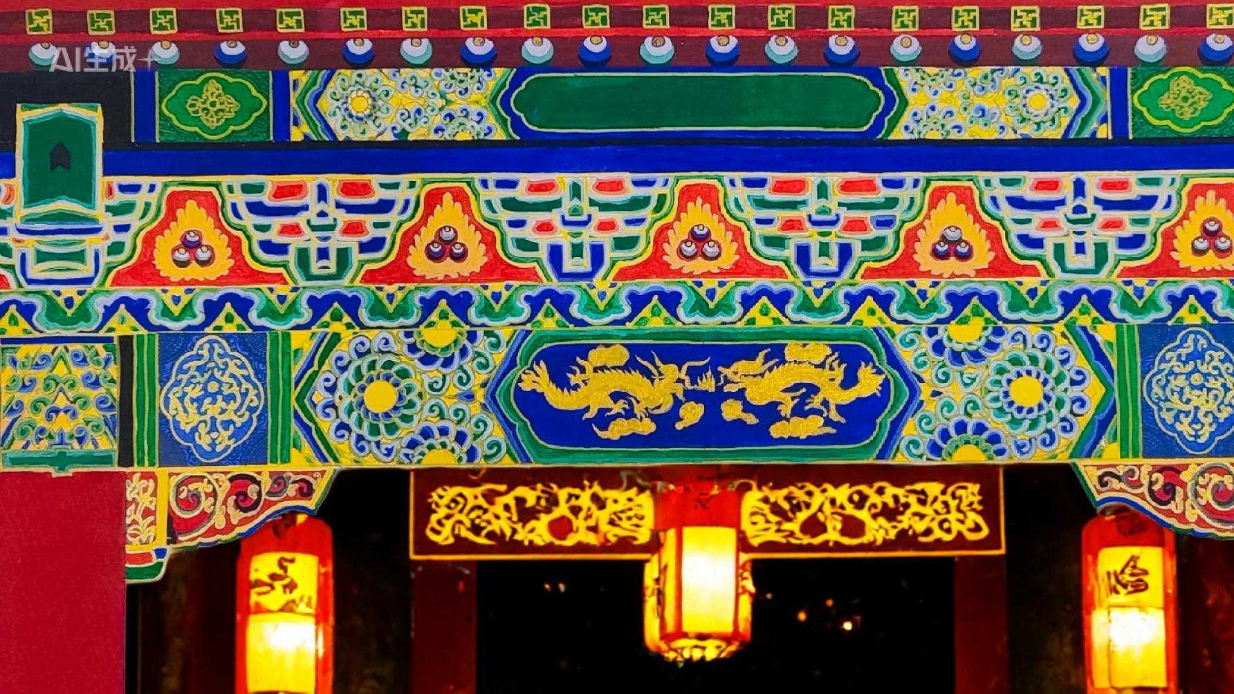 探千年古建密码，品旋子彩画八式，解锁东方美学顶流