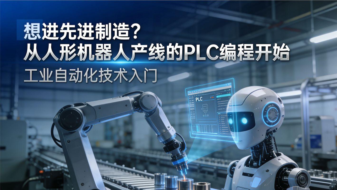 想进先进制造？普通人从人形机器人产线的 PLC 编程开始