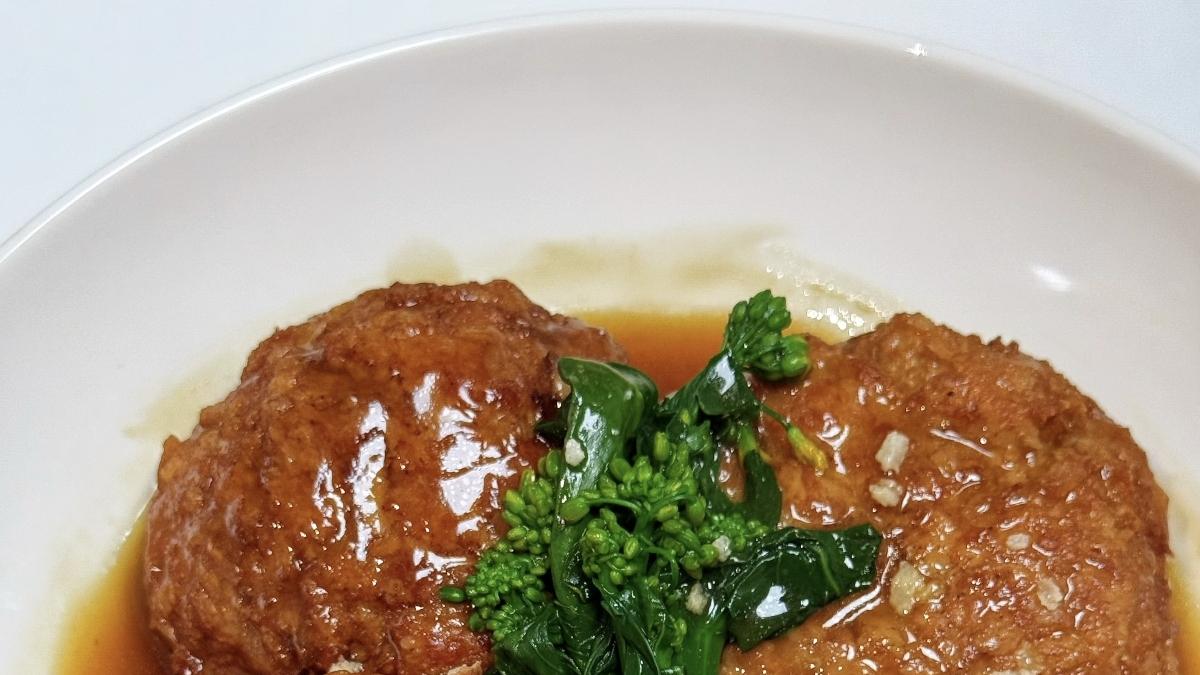 老公做的狮子头也太香啦