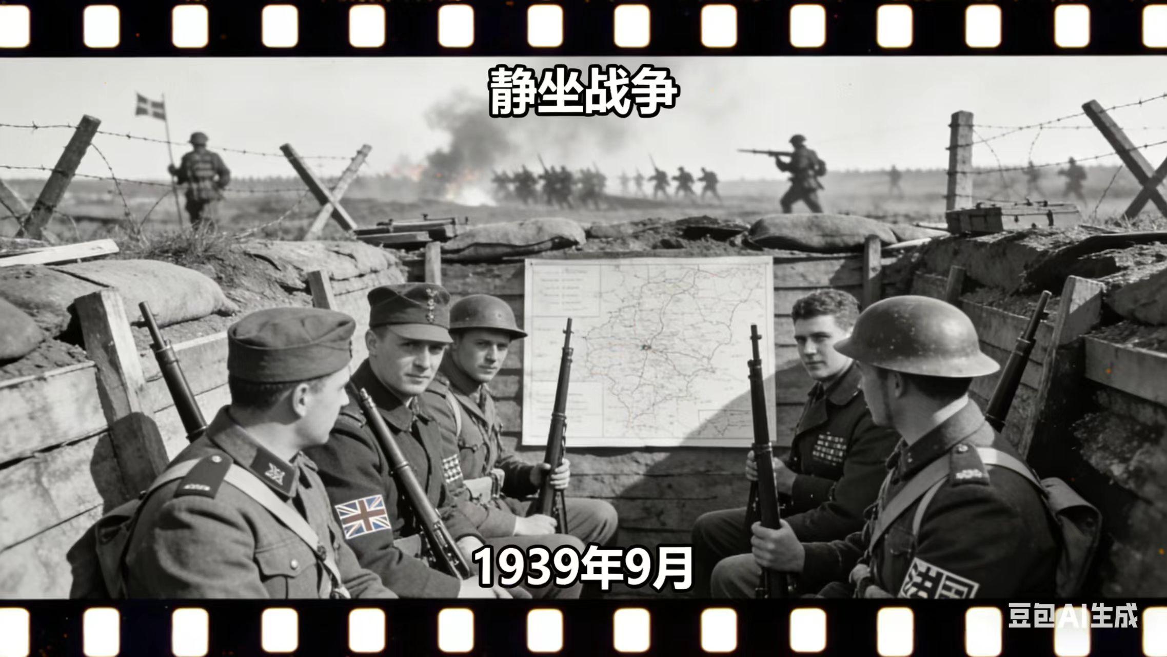 二战中最搞笑的战争——静坐战争：这场仗没人开枪，都在干啥？