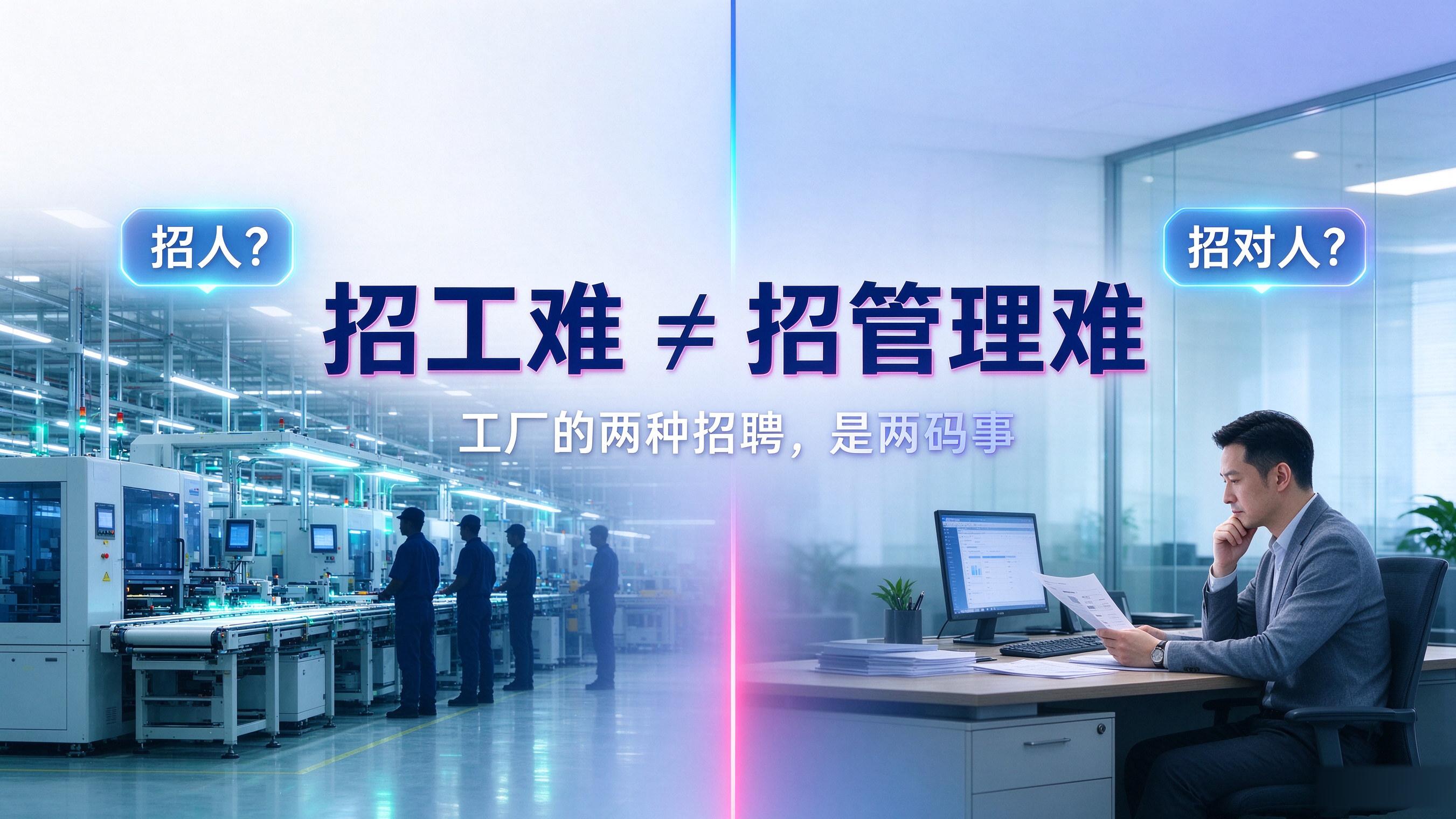 工厂招工难和招管理难，是两码事