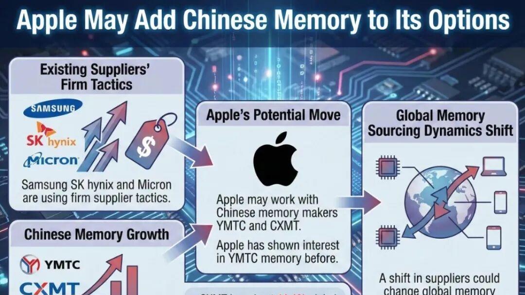 苹果拟牵手长江存储！国产闪存要上位了