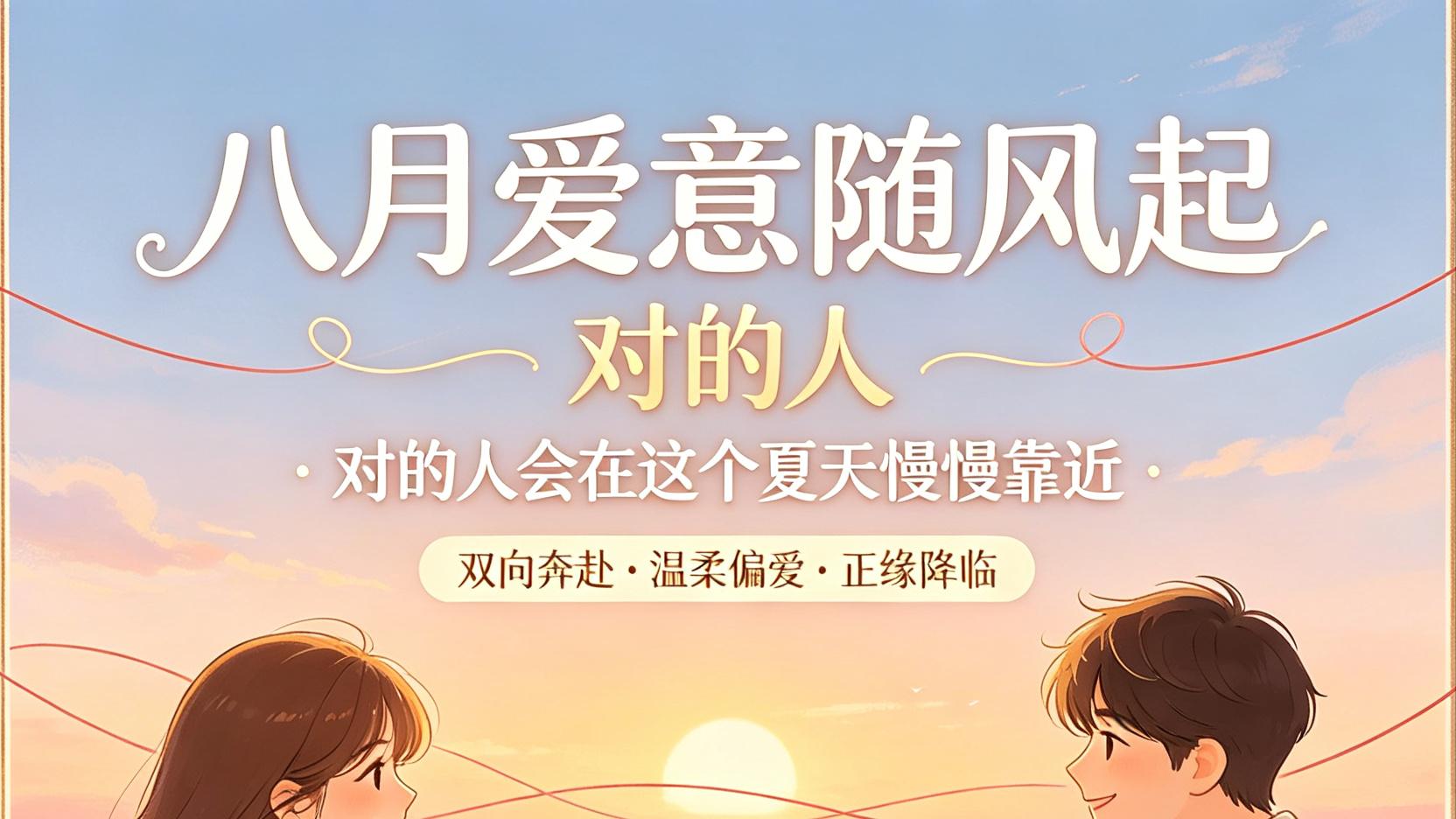红线早已备好，这六个星座八月转角遇真爱，甜蜜恋情马上开启