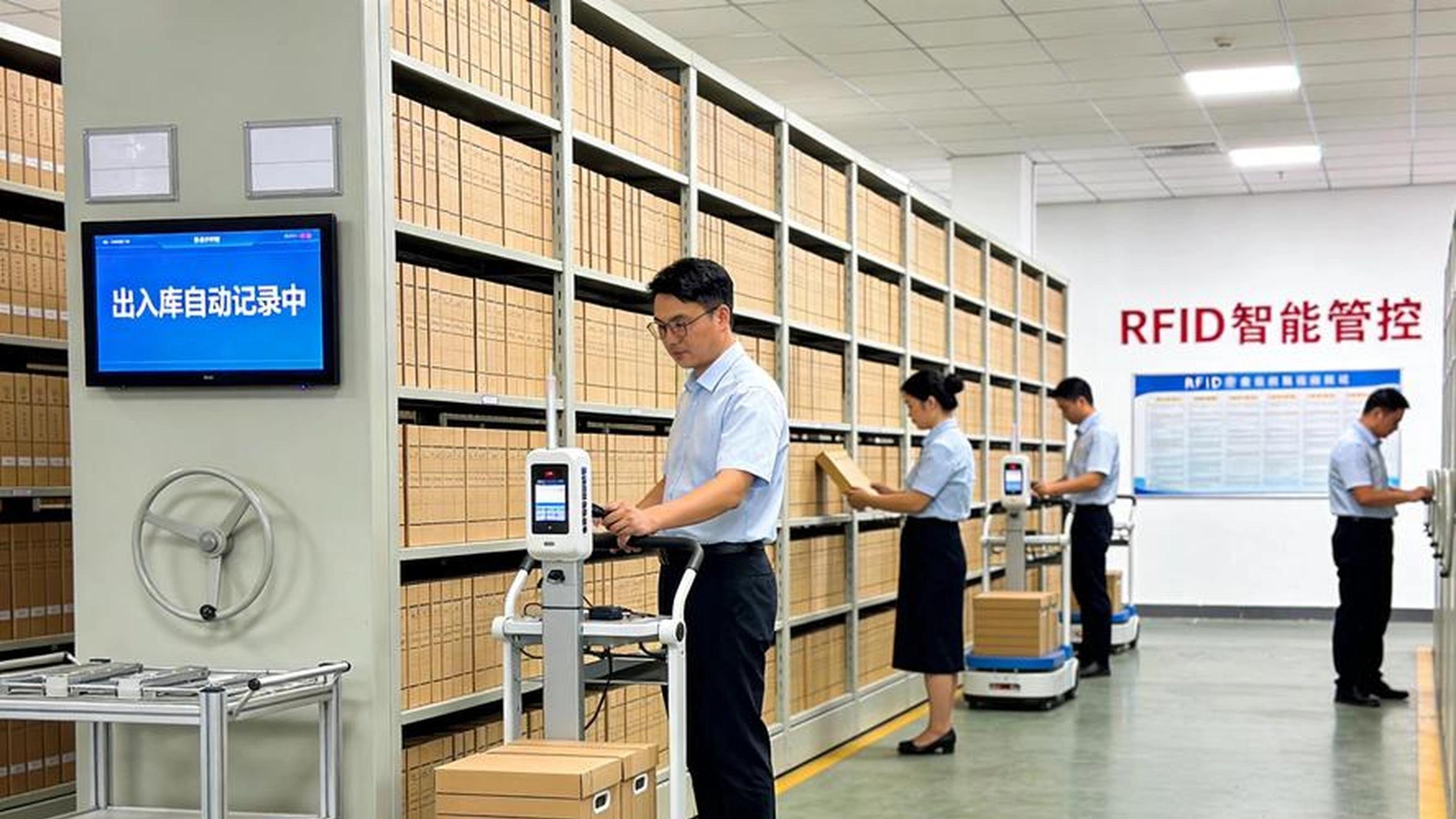 RFID智能管控，出入库自动记录、丢失可追溯、查找不费力
