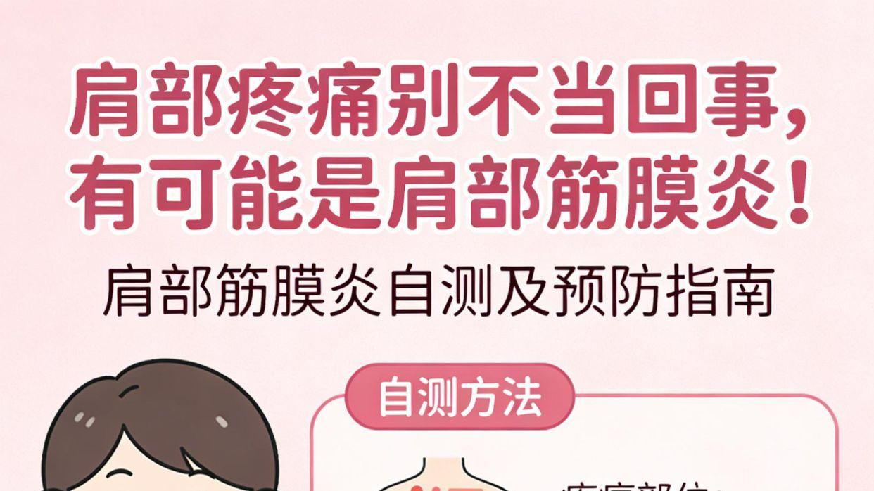 提重物、吹空调后肩疼？10秒自测+缓解！