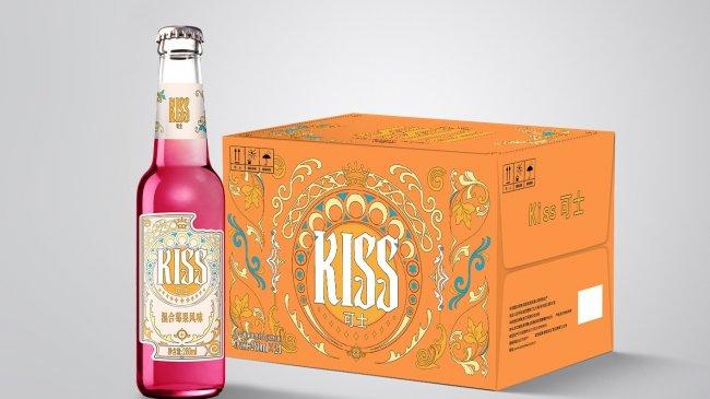 华润雪花kiss苏打酒，星月皇冠图形诠释塔罗基因