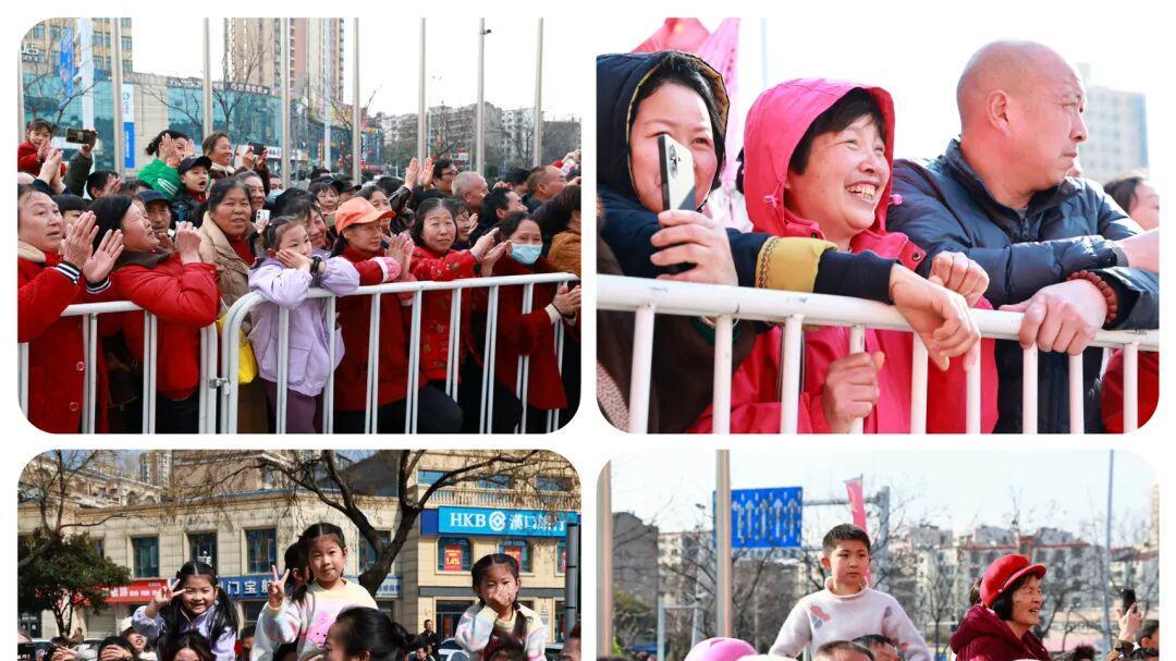 荆门高新区・掇刀区举行元宵节民间文艺踩街活动