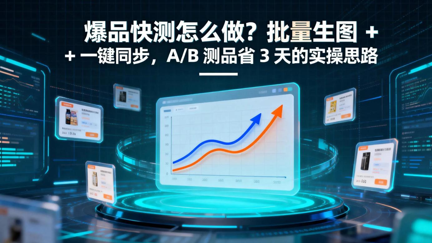 爆品快测怎么提速？批量生图 + 一键同步，A/B 测品立省 3 天