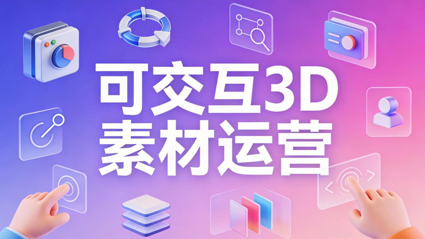 动态交互素材怎么做？生成可交互 3D 产品模型的内容思路