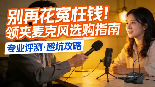 领夹麦克风哪个牌子好？无线麦克风怎么选？品牌热销爆款对比