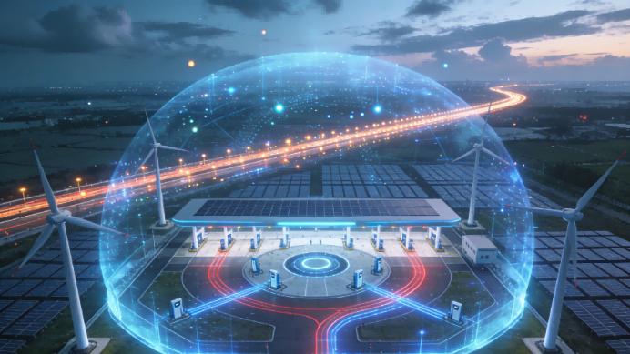 宁沪高速亮剑：全国首个风光储充换一体化项目破解绿色出行难题