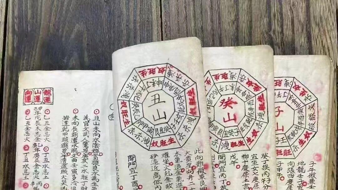 64 页彩色线装：《九星妙诀》 二十四龙吉穴 五鬼运财