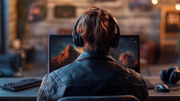 他的左手，在键盘上跳舞