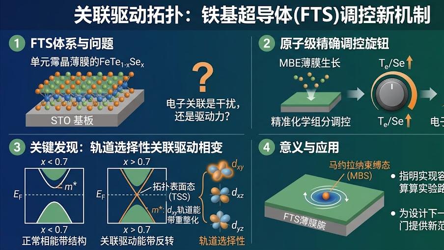 当电子关联成为“旋钮”：科学家如何精准调控拓扑超导