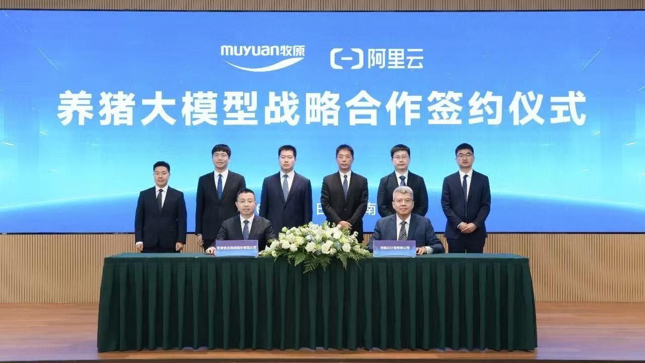 牧原携手阿里云共建养猪大模型 AI赋能传统产业升级