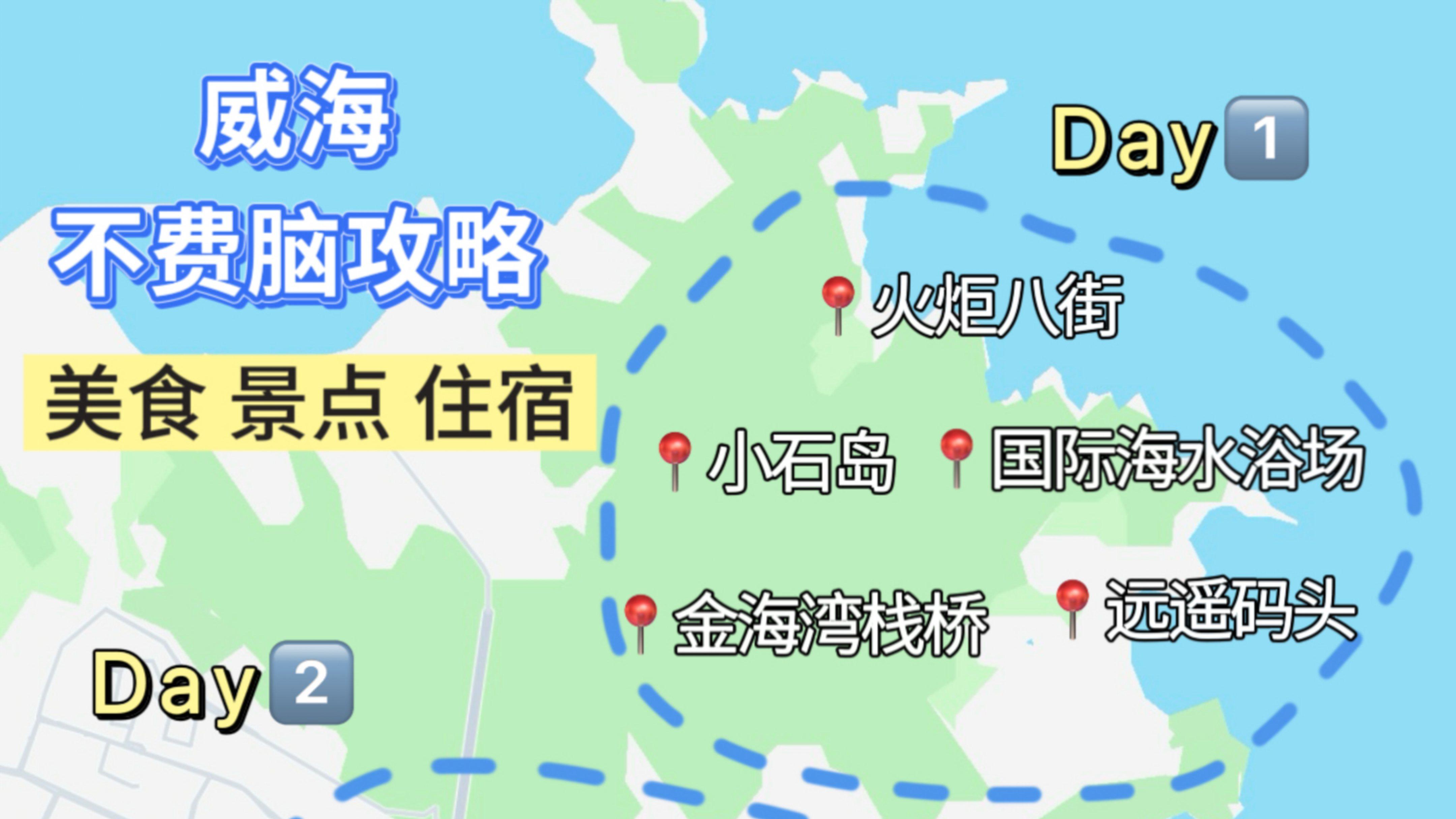 本infp对自己做的威海攻略满意到睡不着！