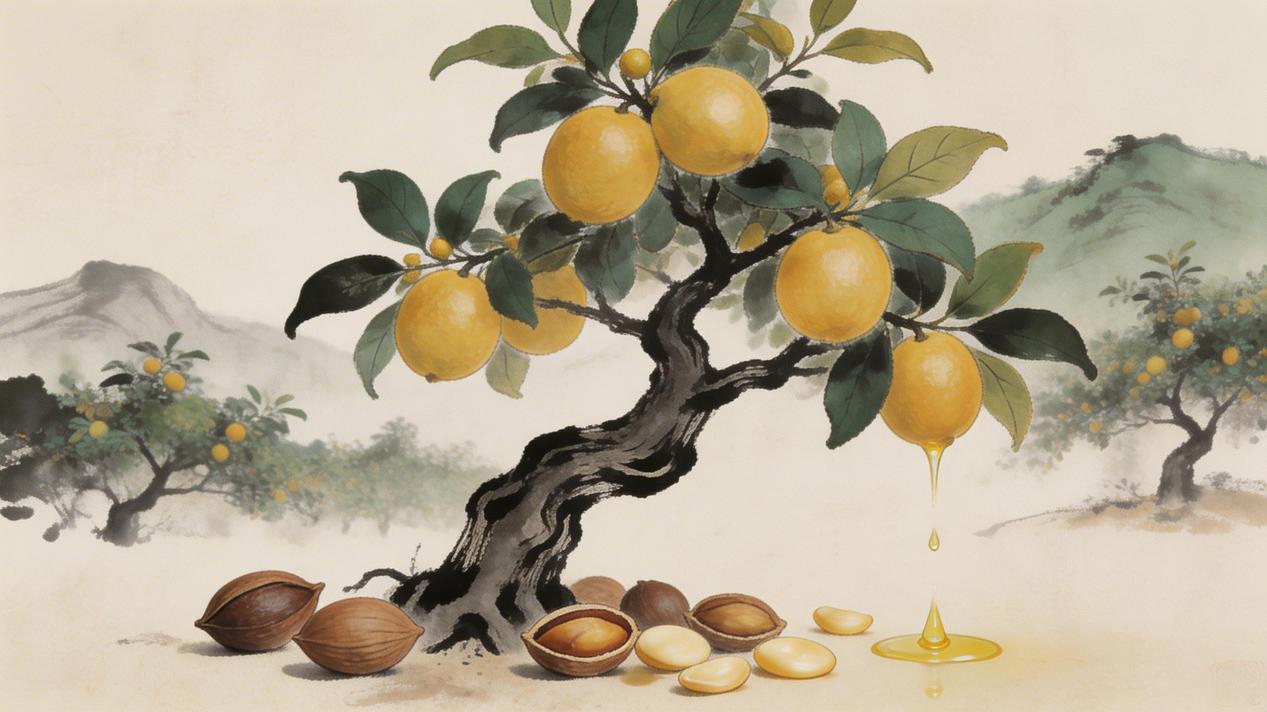 瓦子坪山茶油知识分享：一棵油茶树产多少油？