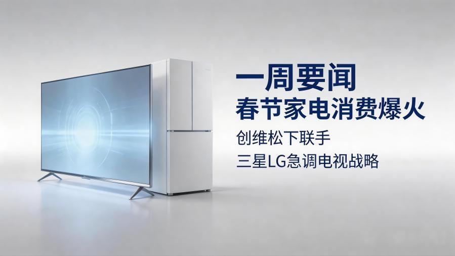 一周要闻：春节家电消费爆火；创维松下联手；三星LG急调电视战略