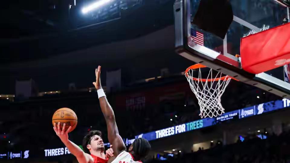 杨瀚森2分1篮板1助助力开拓者111-105击败火箭 杜兰特30分