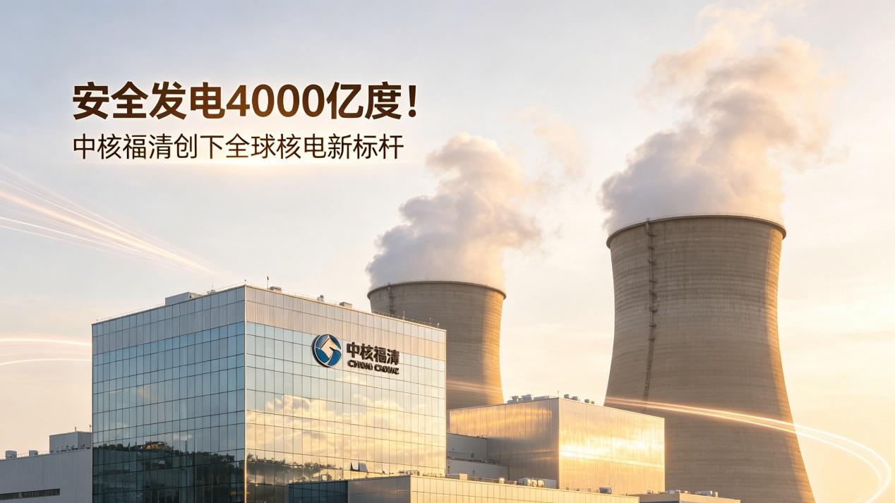 安全发电4000亿度！中核福清为全球核电立新标杆