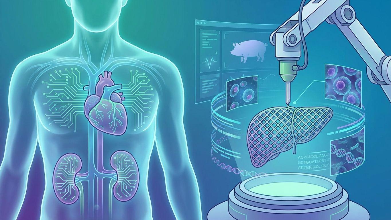 ​器官短缺终结倒计时：猪心脏、AI与3D打印如何重塑生命长度