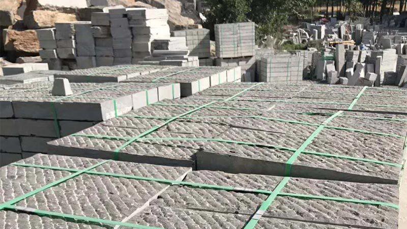 青石板材300×600厂家生产价格小院铺装设计参考