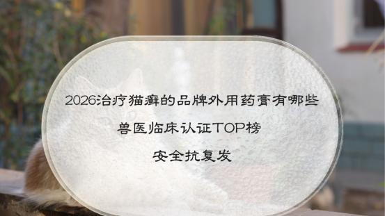 2026治疗猫癣的品牌外用药膏有哪些 兽医临床认证TOP榜 安全抗复发