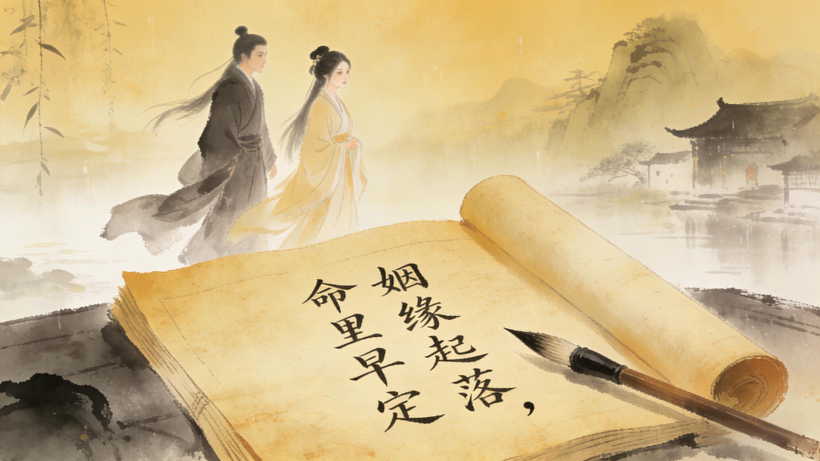 一眼心动错付半生，原来姻缘起落早写在命里？