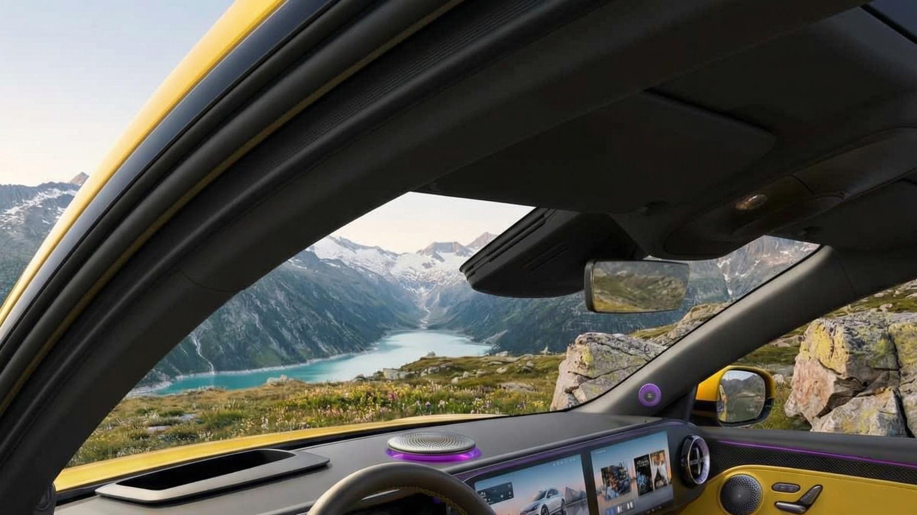 内饰氛围感拉满，smart重新定义座舱仪式感