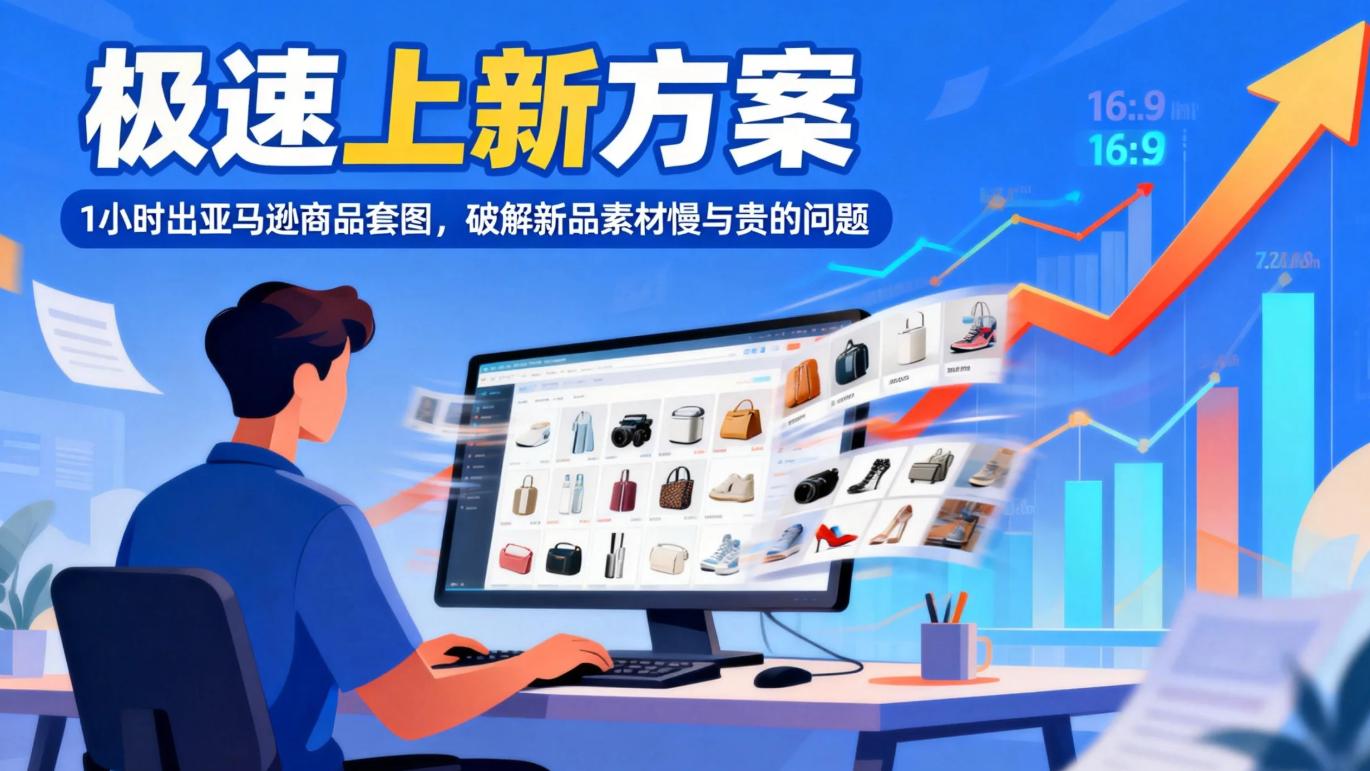 极速上新解决方案：1小时出亚马逊商品套图的实操思路
