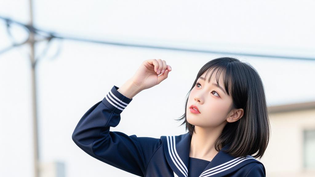 藏青系日常穿搭｜利落显瘦搭配技巧