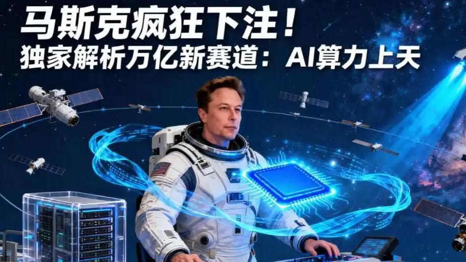 太空白热化！马斯克官宣百万颗AI卫星入轨，野心直指太空算力垄断