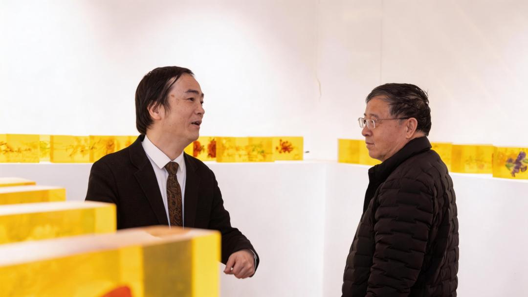全国政协委员、中国工程院院士吴世忠到访北京舒勇美术馆 共探科技与文化融合新路径
