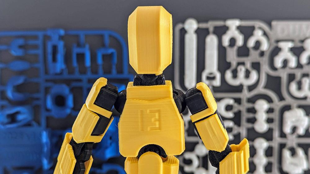 3d打印玩具机器人手板模型-齐乐手板