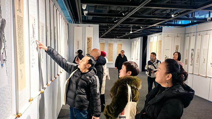 “心印·万象”朱志齐诗书画印艺术展开幕