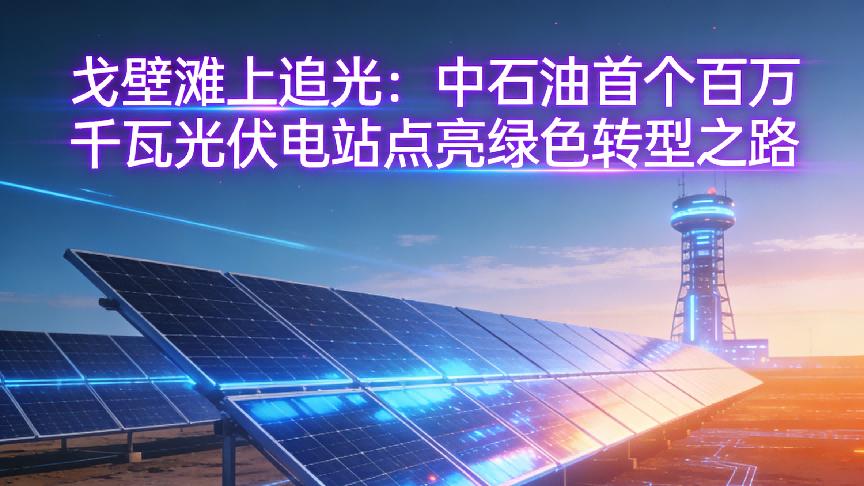 戈壁滩上追光：中石油首个百万千瓦光伏电站点亮绿色转型之路