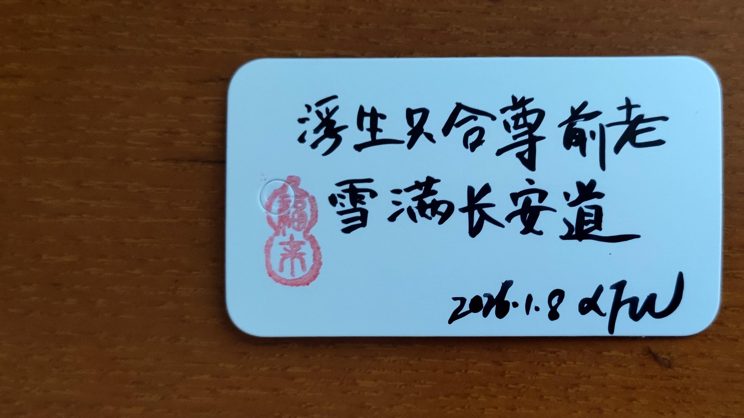 浮生只合尊前老，雪满长安道