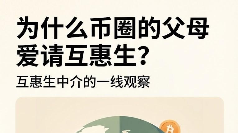 为什么币圈的父母爱请互惠生