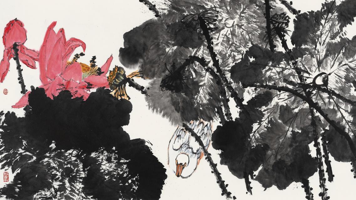 以荷为媒，水墨传情 —— 画家王思强水墨荷花系列作品赏析