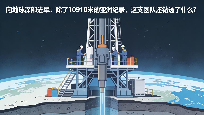 除了10910米的亚洲纪录，这支团队还钻透了什么？