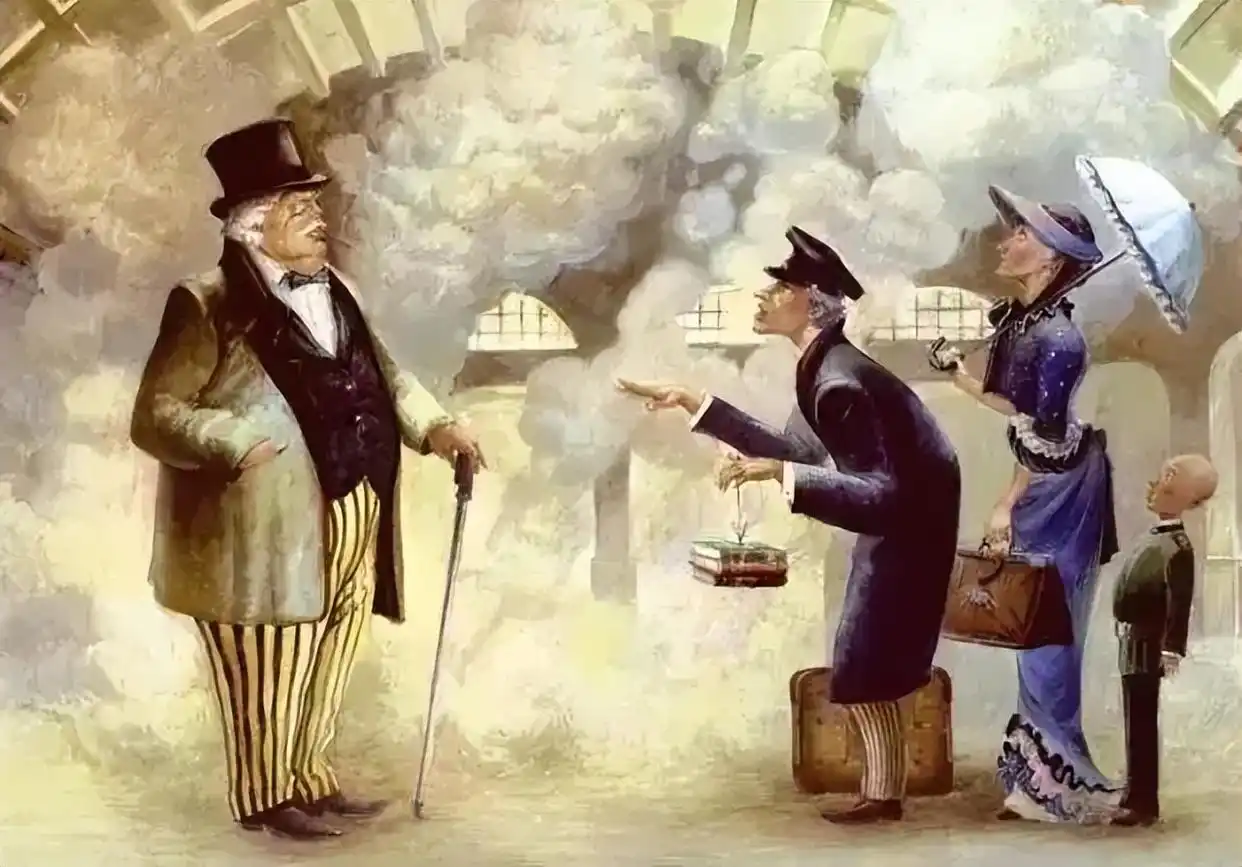 再读契诃夫的《胖子与瘦子》：权力解剖刀下的俄国社会微型剧场