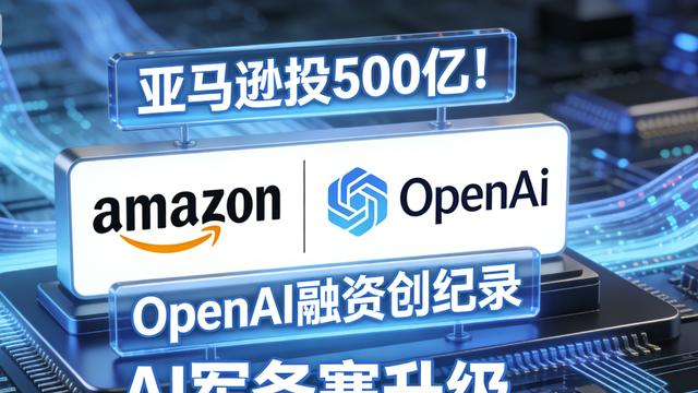 亚马逊投 500 亿！OpenAI 融资创纪录，AI 军备赛升级