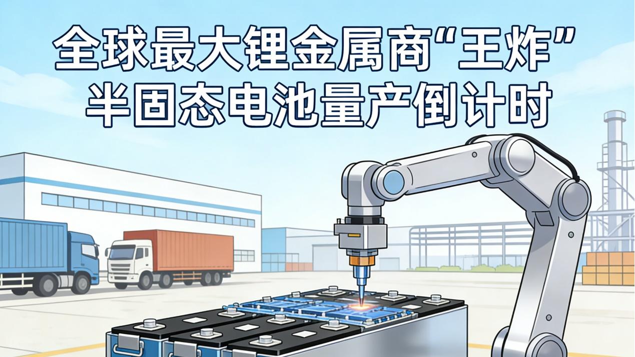 全球最大锂金属商亮出“王炸”，半固态电池量产上车进入倒计时