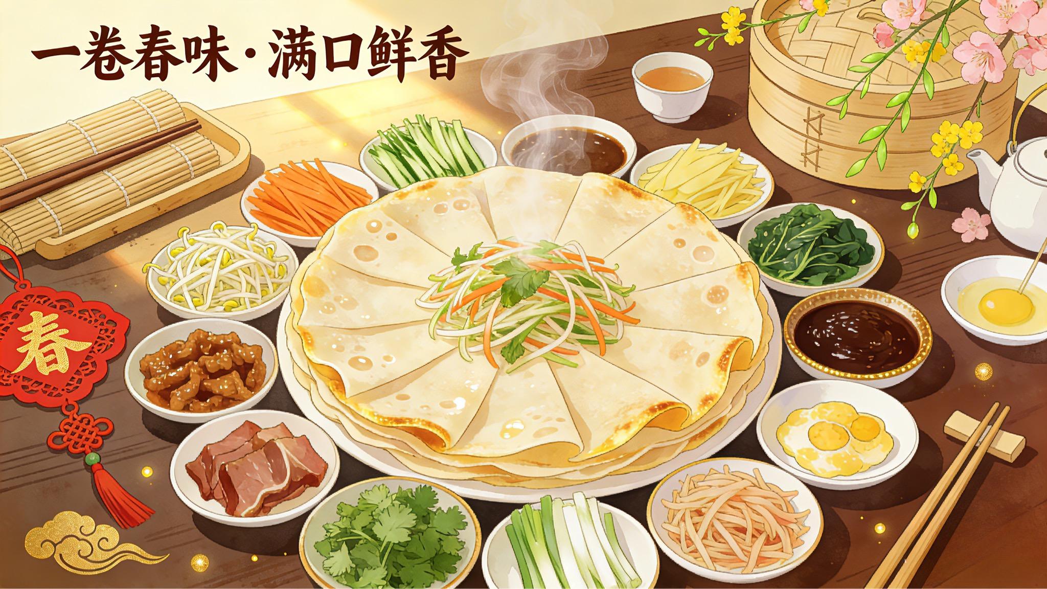 立春别忘“咬春”！春饼，卷出一年好彩头