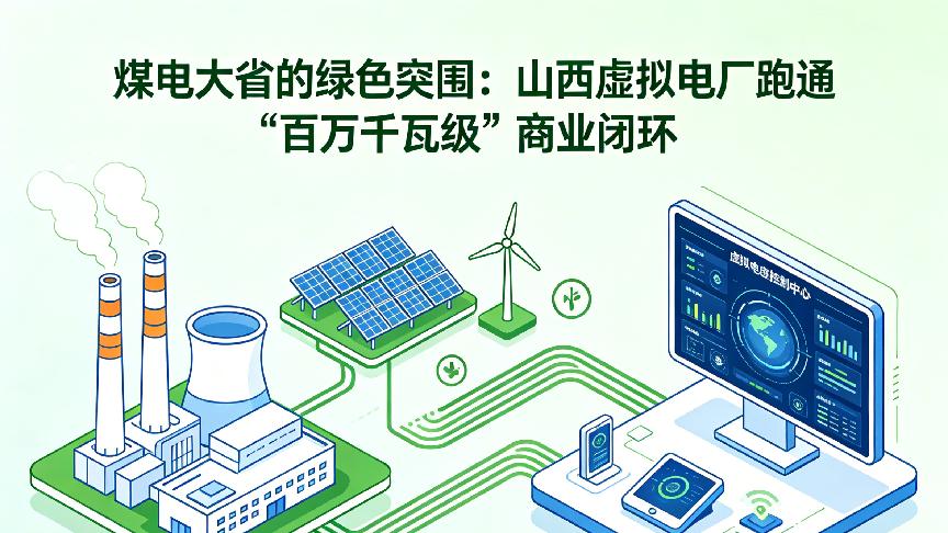煤电大省的绿色突围：山西虚拟电厂跑通“百万千瓦级”商业闭环