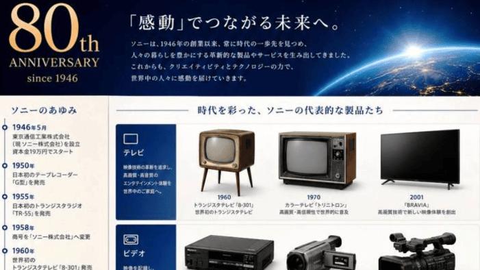 索尼80周年双展揭幕！穿越时空看科技巨头如何重塑人类生活