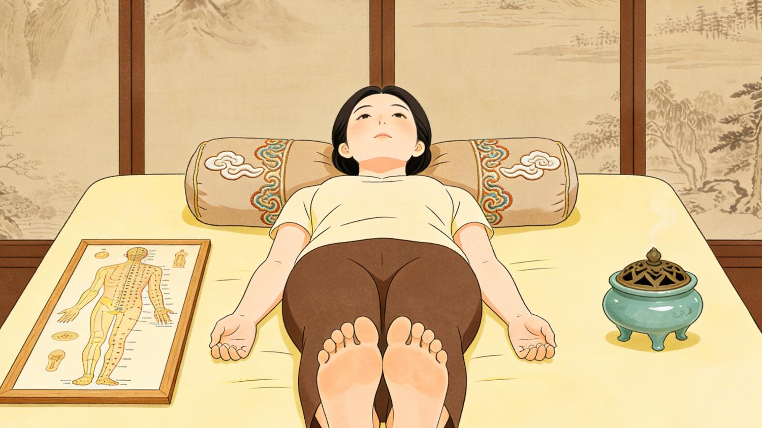 安神固本的养生睡姿——混元卧，北京劲松中西医医院中医科普